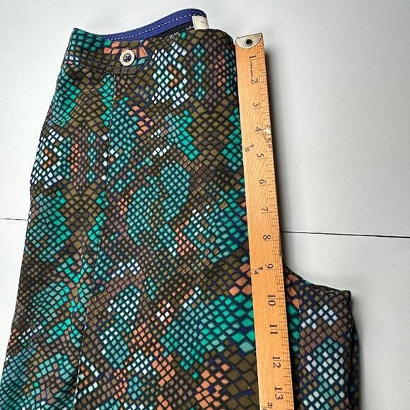 Anthropologie Pants Womens 2 Blue Essential Culotte Wide Leg Cropped Preppy - Picture 11 of 14